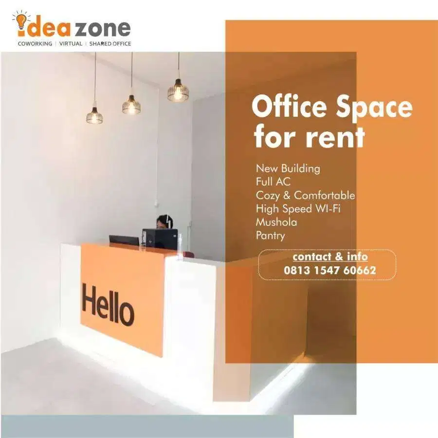 DISKON Kemerdekaan Sewa Office Bulanan Hanya 2,5jutaan perbulan
