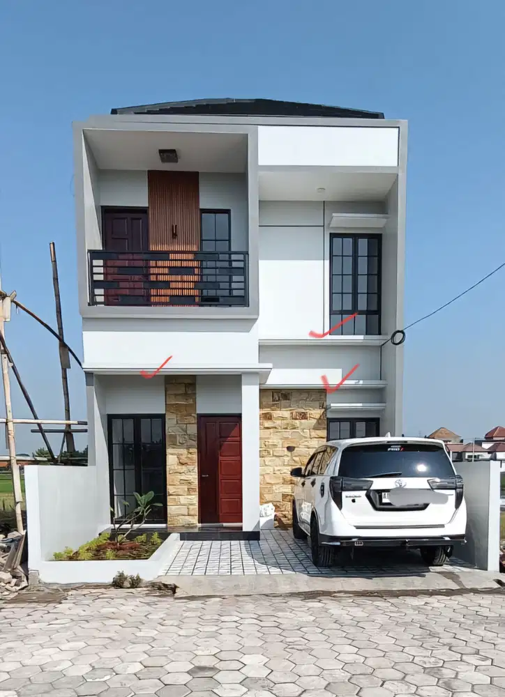 JUAL RUMAH BARU CLUSTER SOLOBARU 585 JUTA TYPE 72/72