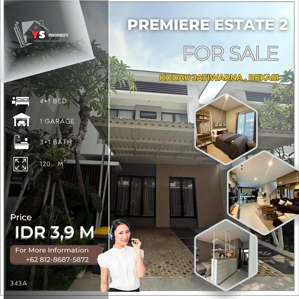 PREMIER ESTATE 2 KODAU TYPE FREESNAY 2 LT FULL FURNISHED IKEA 343A