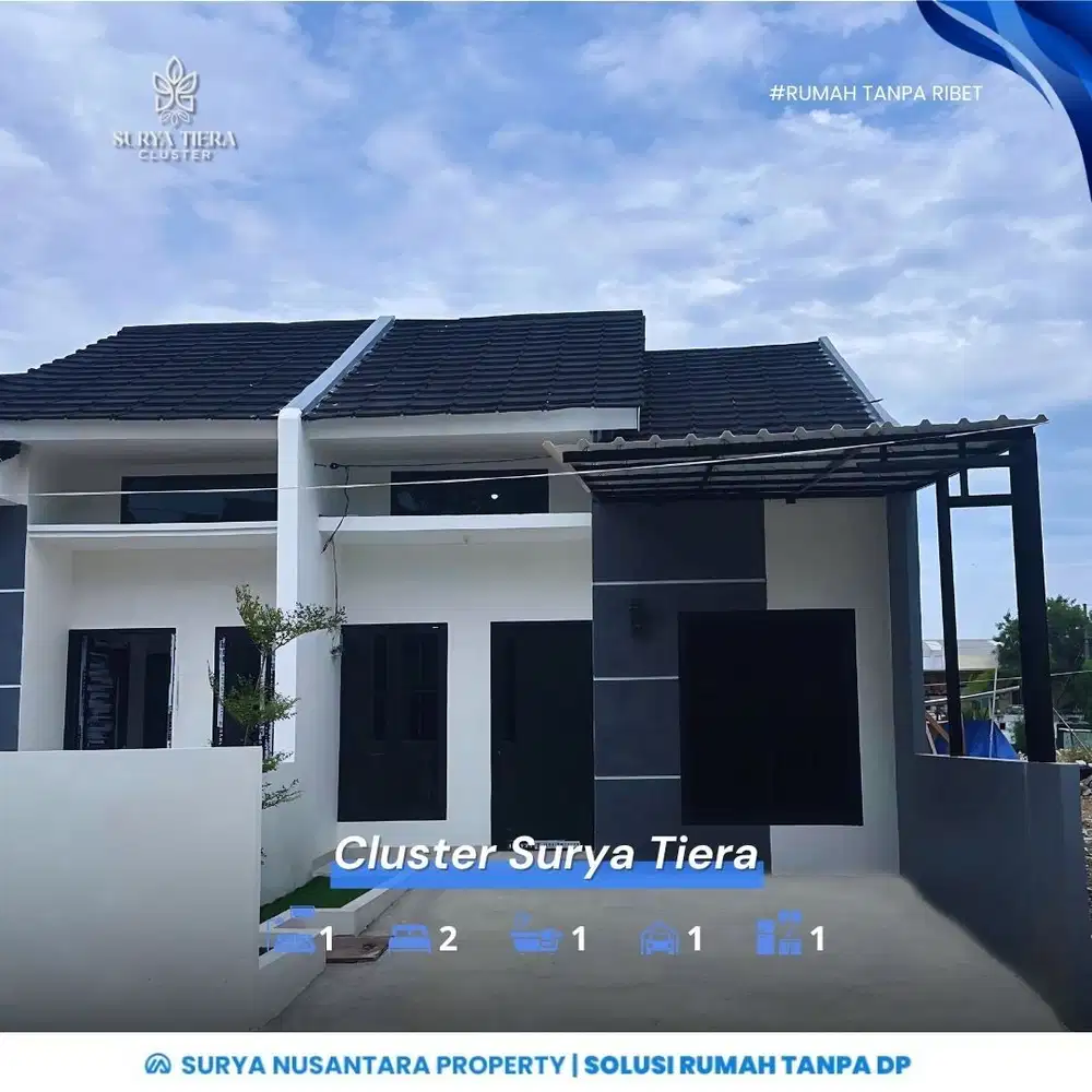 Rumah Dekat KBD dan tol Surya tiera Promo DP 0