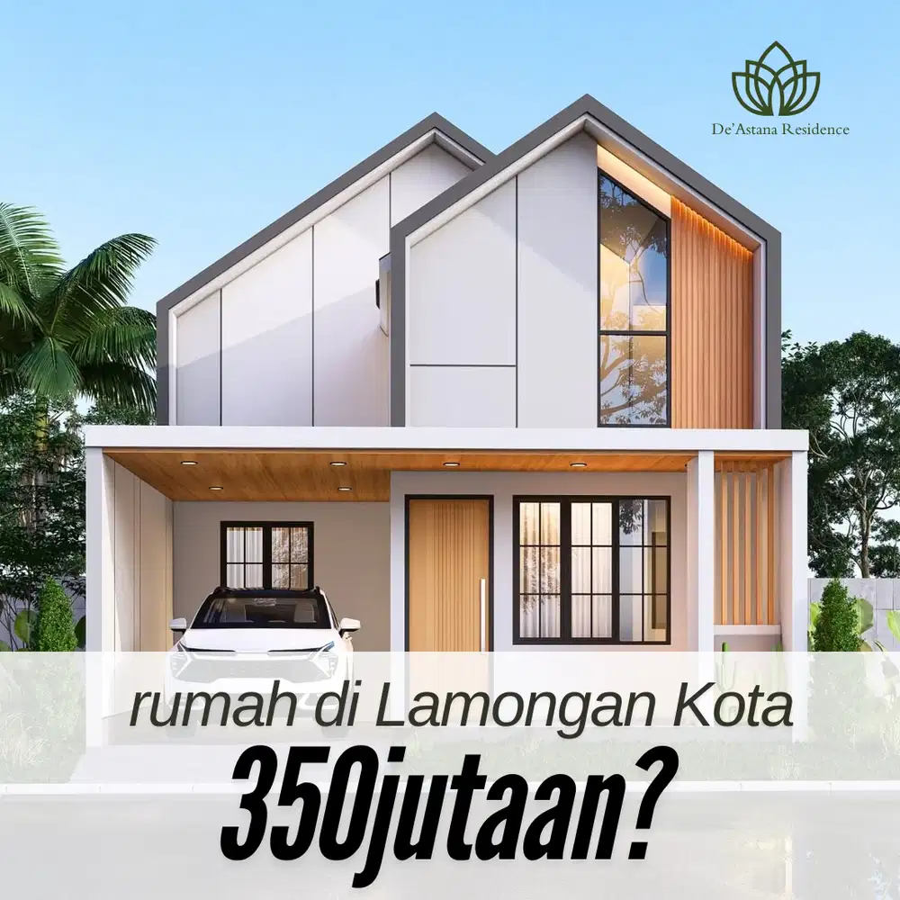 Rumah Premium Komersil Bergaransi 2 Menit dr Alun-Alun Lamongan