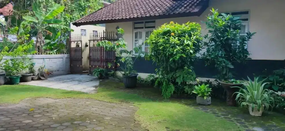 Tanah Luas Bonus Rumah Asri Layak Huni dekat Kampus UII Pusat