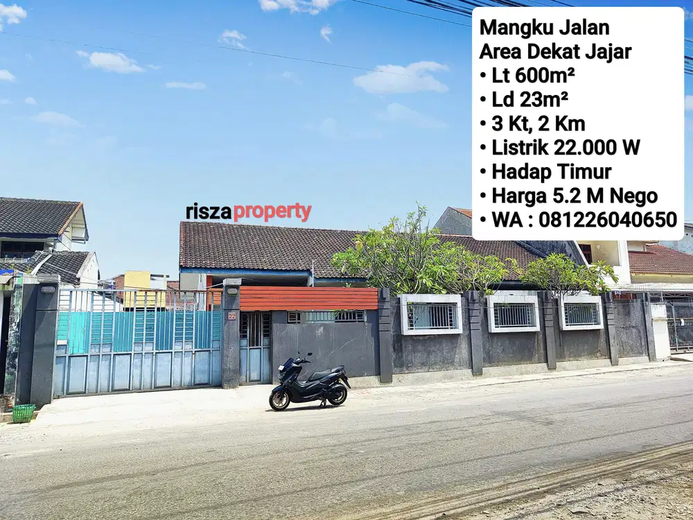 Jual Rumah Ex Kantor Mangku Jalan Raya Dekat Jajar Masuk Solo