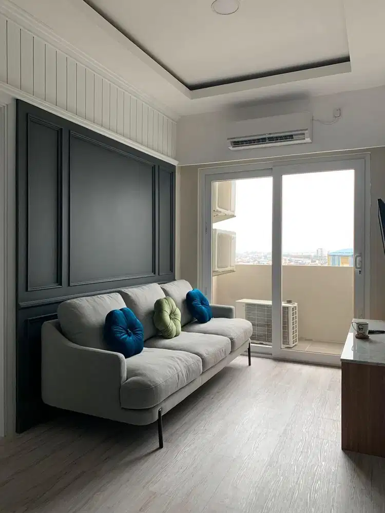 Di sewakan apartemen MG Suites Jl Gajahmada, 2 bedrooms. View bagus