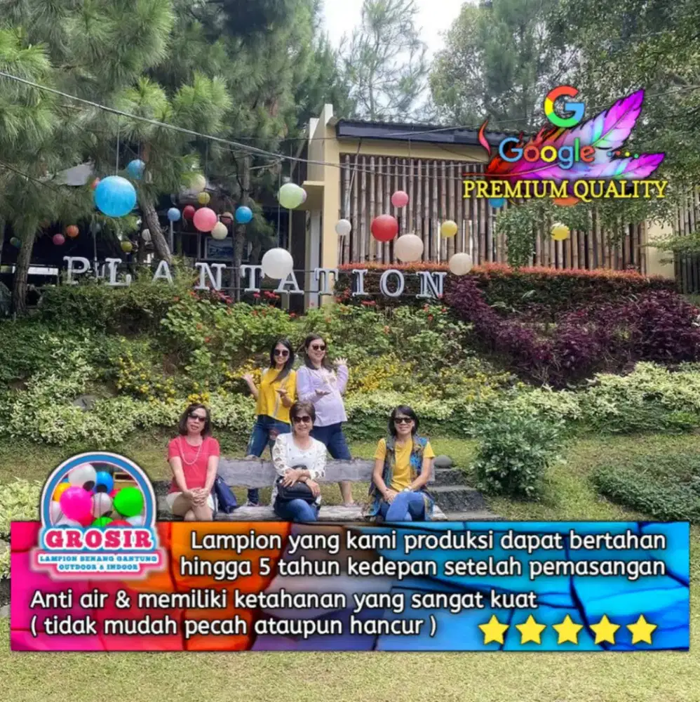 Lampion gantung outdoor dan indoor KUAT HINGGA 5 TAHUN KEDEPAN