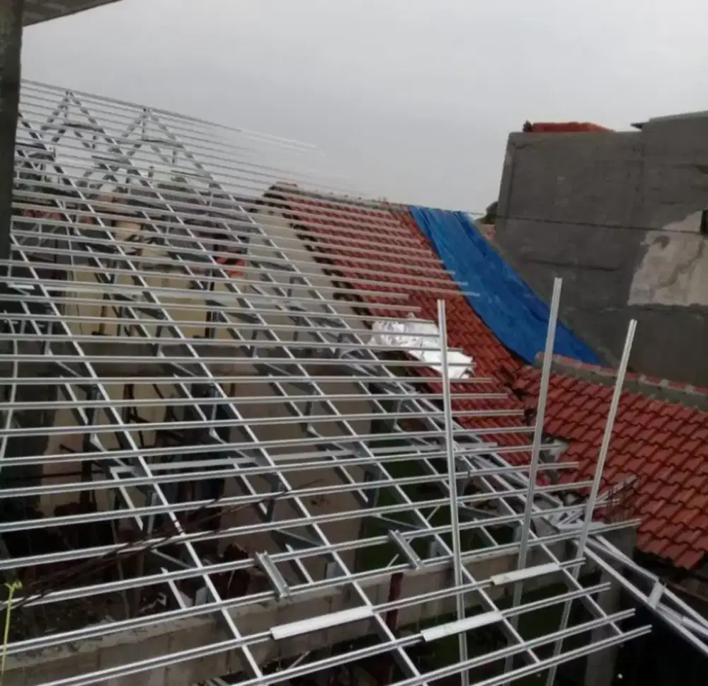 Pemasangan renovasi atap lama pasang baru alintepasang
