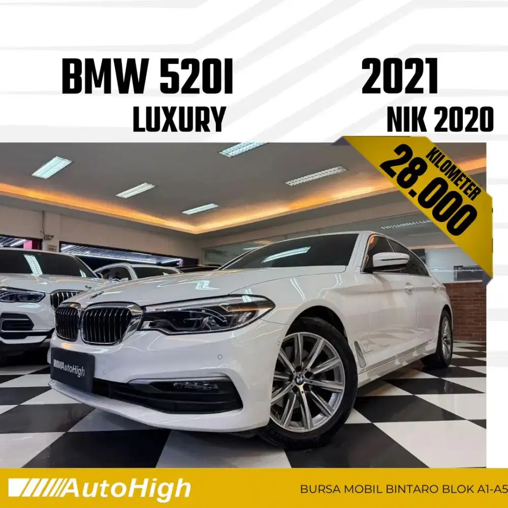 DP10% [Km28.000] 520i Luxury 2020 White / 530i Reg 2019 #AUTOHIGH