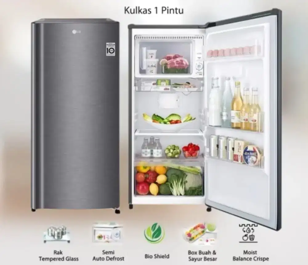 PROMO KULKAS LG 1 PINTU GN-Y201CLAR TERBARU 2025 LEBIH BAGUS