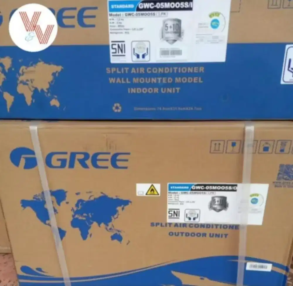 AC GREE 1/2 PK PROMO BARU BERSEGEL STOK BANYAK GARANSI 10 TAHUN