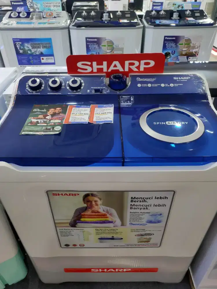 PROMO KREDIT MESIN CUCI SHARP, TANPA DP BUNGA 0%