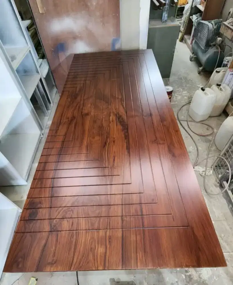 Pintu jati minimalis