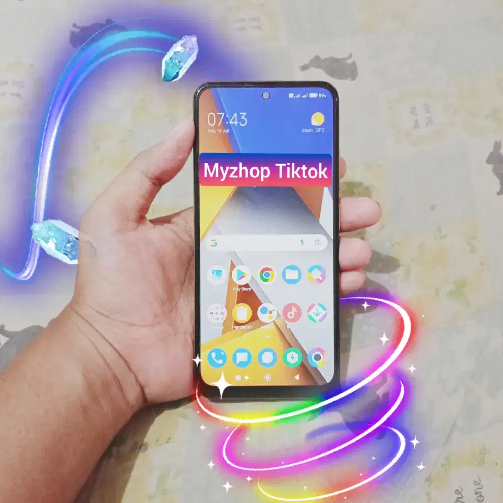 HP 4G Murah Xiaomi Redmi Poco M4 Pro Ram 6GB Memory 128GB