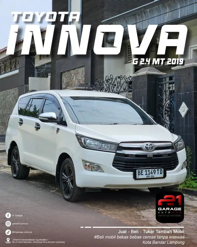Toyota kijang innova 2019 G 2.4 diesel manual jual cepat yukkkk