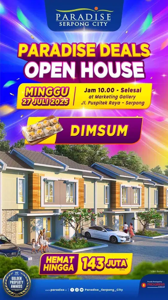 Dijual Rumah di Paradise Serpong City
