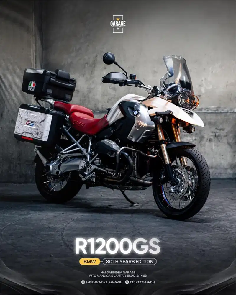 BMW R 1200 GS (K25)30th anniversary 2010 rare bs TT