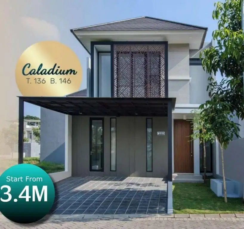 Rumah Ready Stock di Cluster Buona Vista Citraland Surabaya