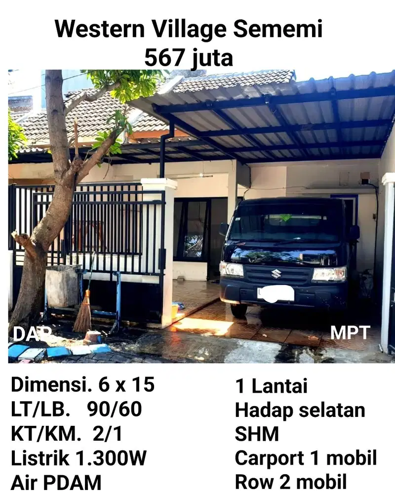 Rumah Dijual Di Sememi Surabaya Barat Dekat Tol Tandes Dan Food Junction Grand pakuwon
