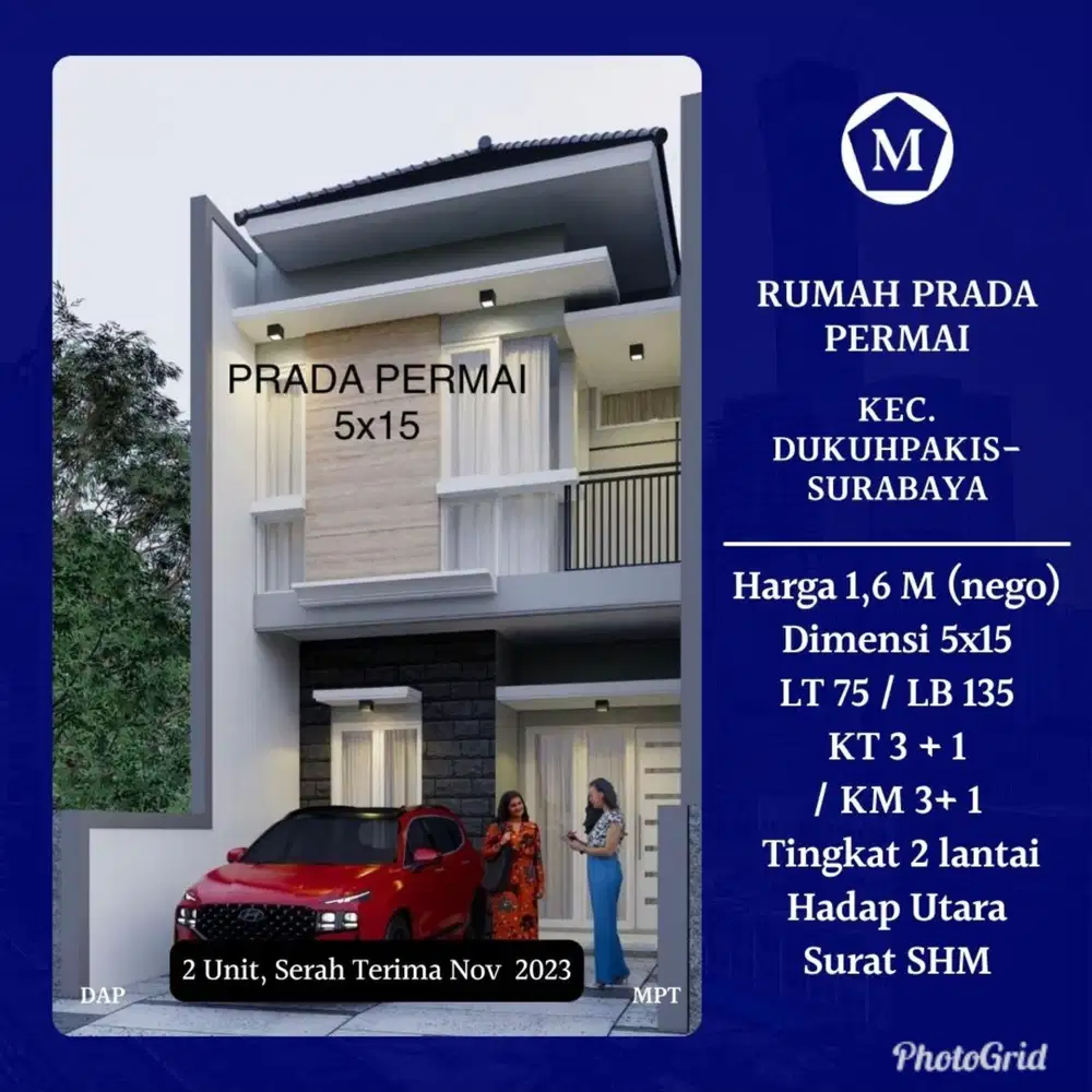 Rumah Dijual Di Pradah Permai Surabaya Area Darmo Permai Dekat Jalan Mayjen Sungkono