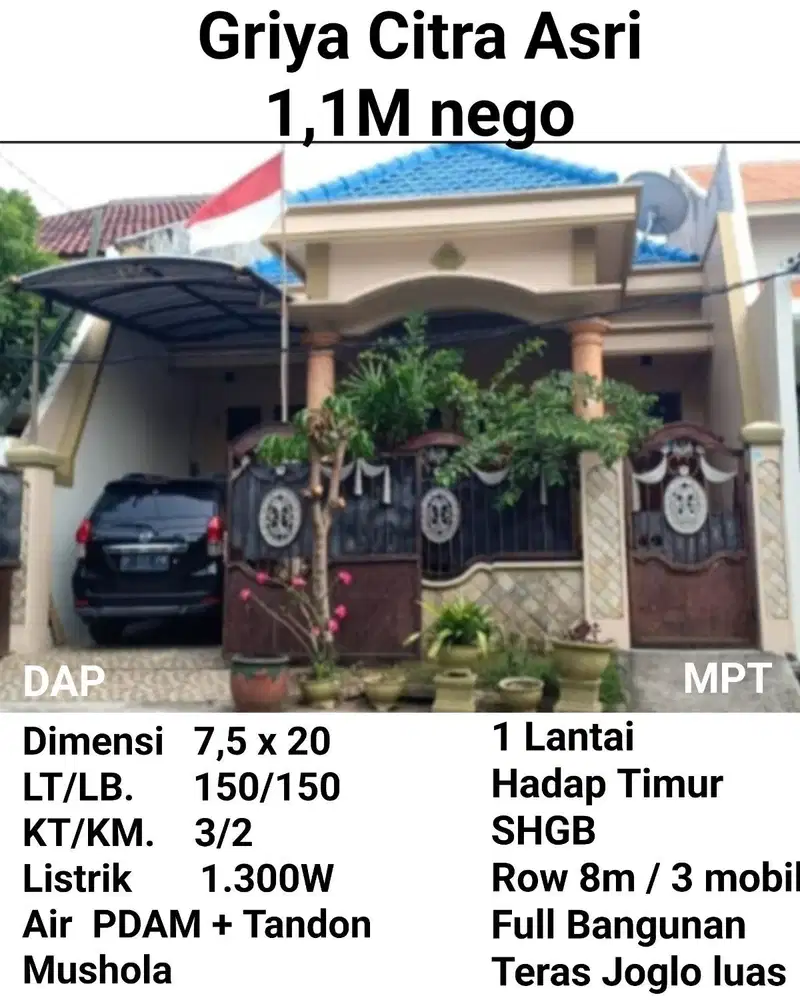 Rumah Dkt Tol Tandes Surabaya, Grand Pakuwon, Pergudangan Margomulyo
