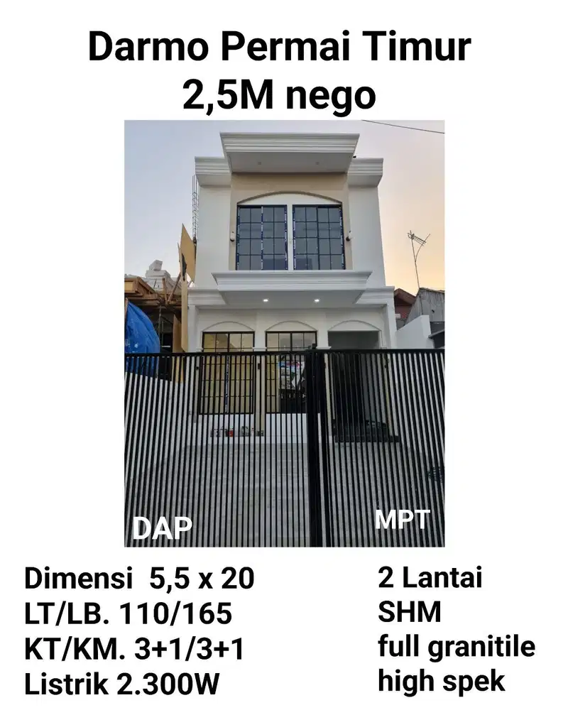 Ruko Northwest dekat bunderan patung kuda norrhwest. 3 lantai dengan 3 kamar mandi. Ruangan los Sertifikat SHGB Hadap selatan Ukuran 4,5 x 15 Lokasi t