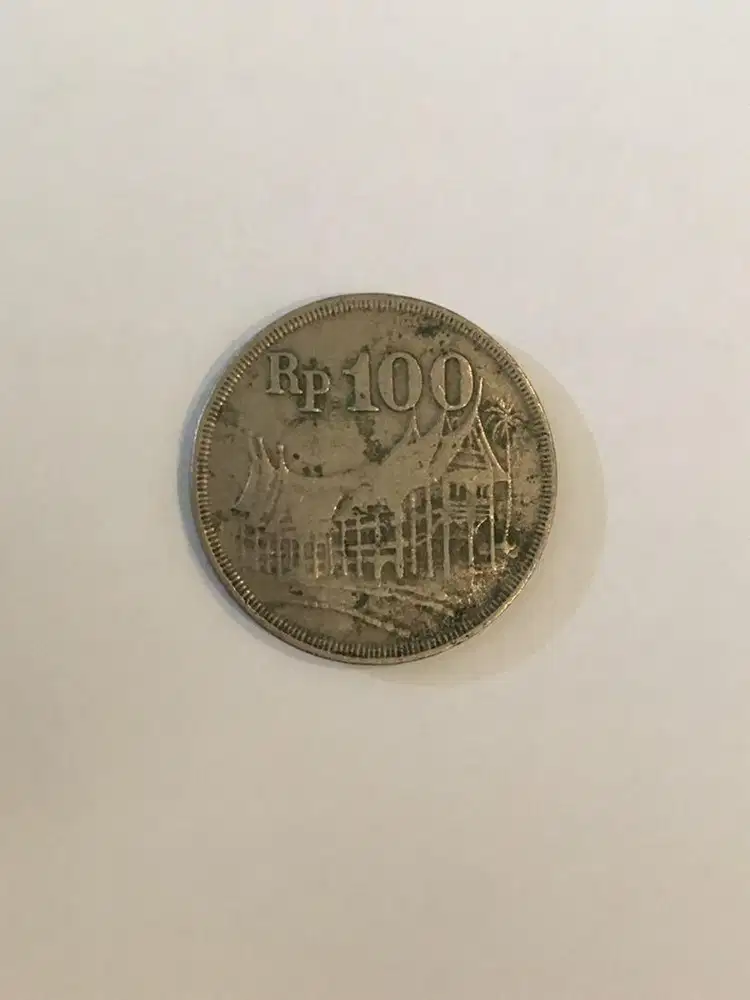 Uang Koin 100 Rupiah Original Seri Tebal 1973 RARE Kolektor