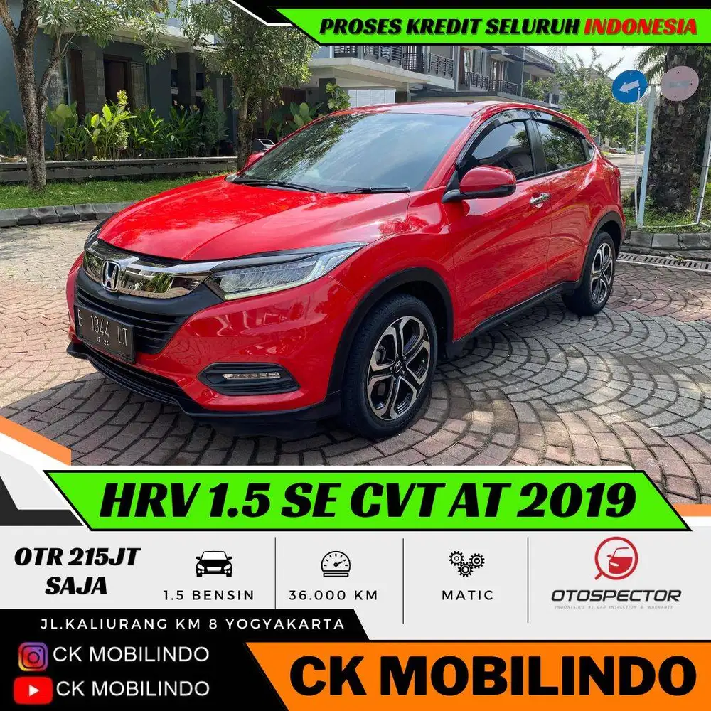 (Km36rb) Honda HRV SE CVT Matic 2019 ANTIK ISTIMEWA Kredit Murah