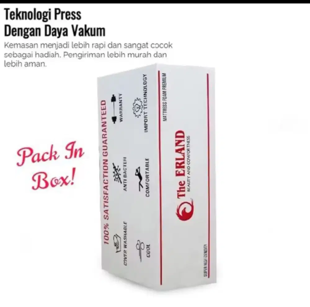 Kasur baru merk the erland