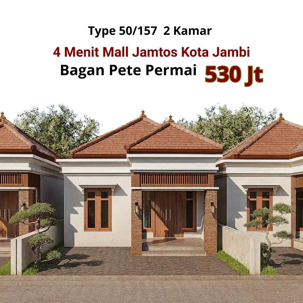 Rumah Mewah dekat Mall Jamtos Kota Jambi