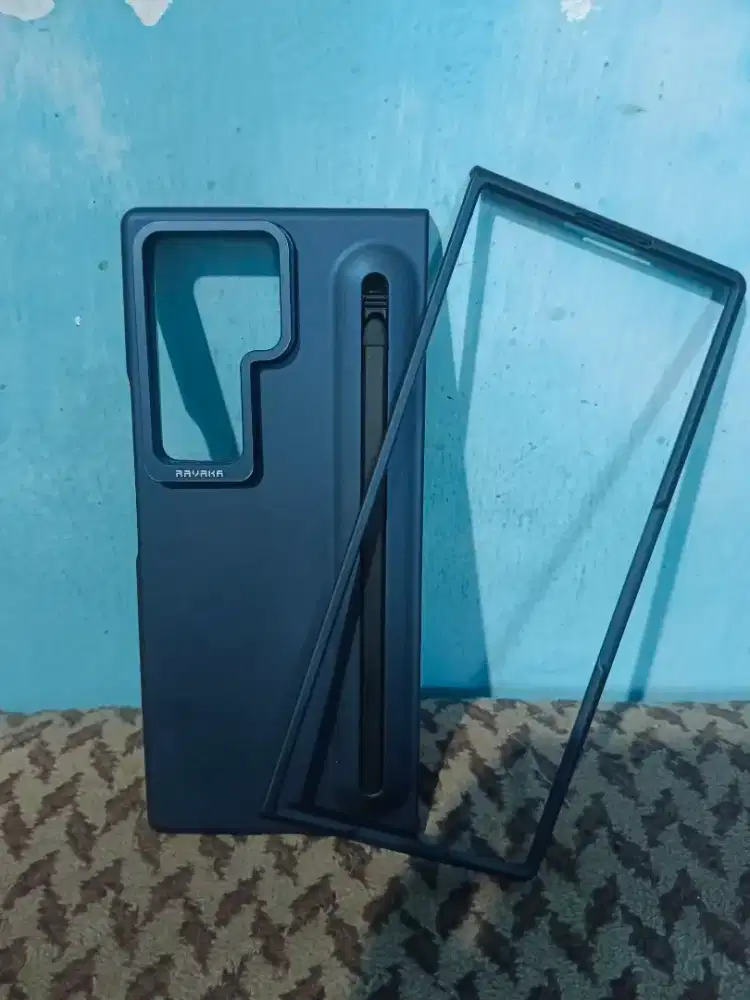 Case samsung z fold 7 biru mulus