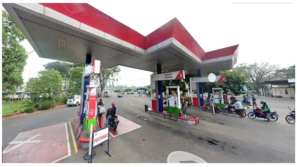 dijual SPBU masih beroperasi karawang barat omset bagus stabil