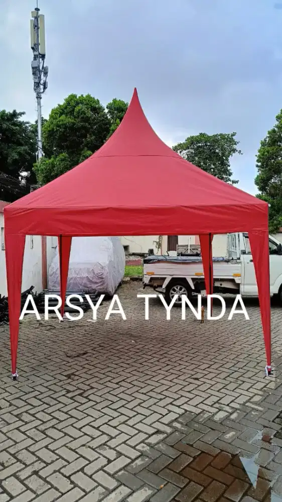 TENDA KRUCUT 5X5M DOUBLE DECK
