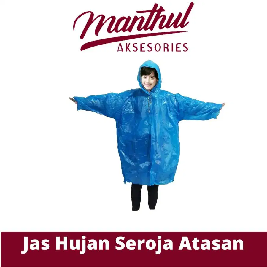 Jas Hujan Atasan Lengan Panjang