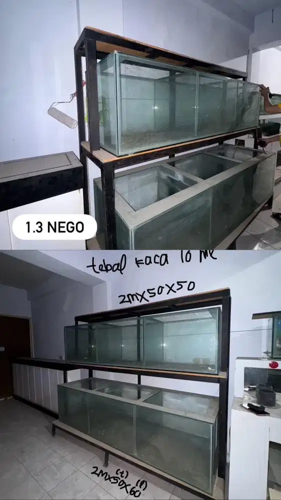 JUAL AQUARIUM TINGKAT UNTUK USAHA ATAU HOBI