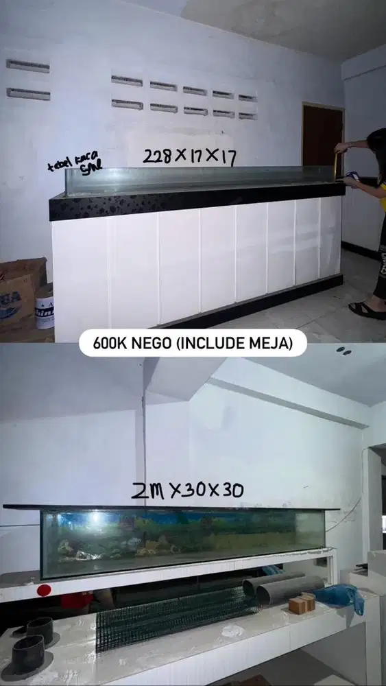 JUAL CEPAT AQUARIUM KONDISI NO MINUS