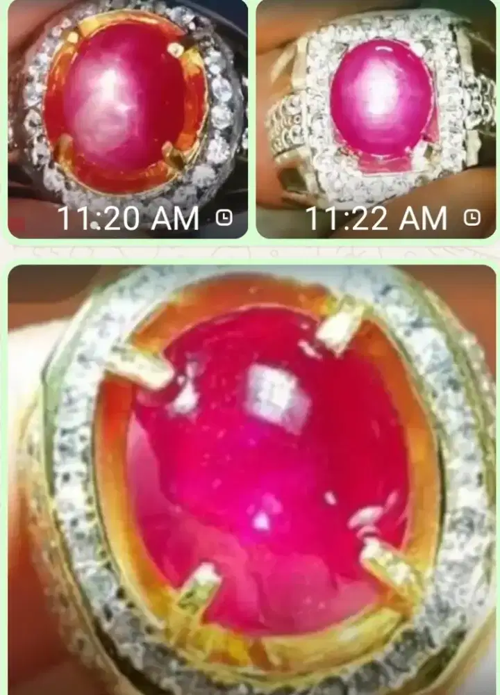 BU Tiga Cincin Merah Ruby