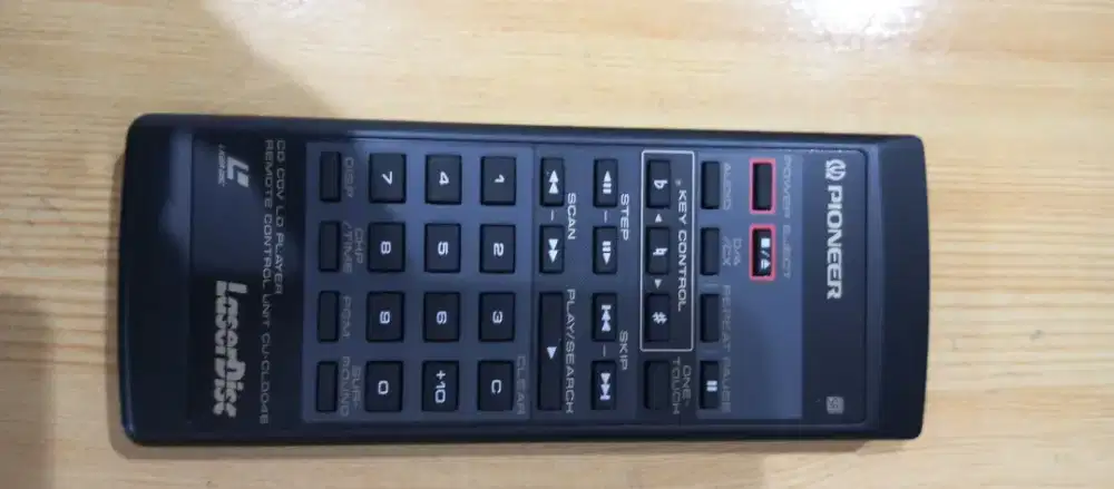 Remote laser Disk jadul