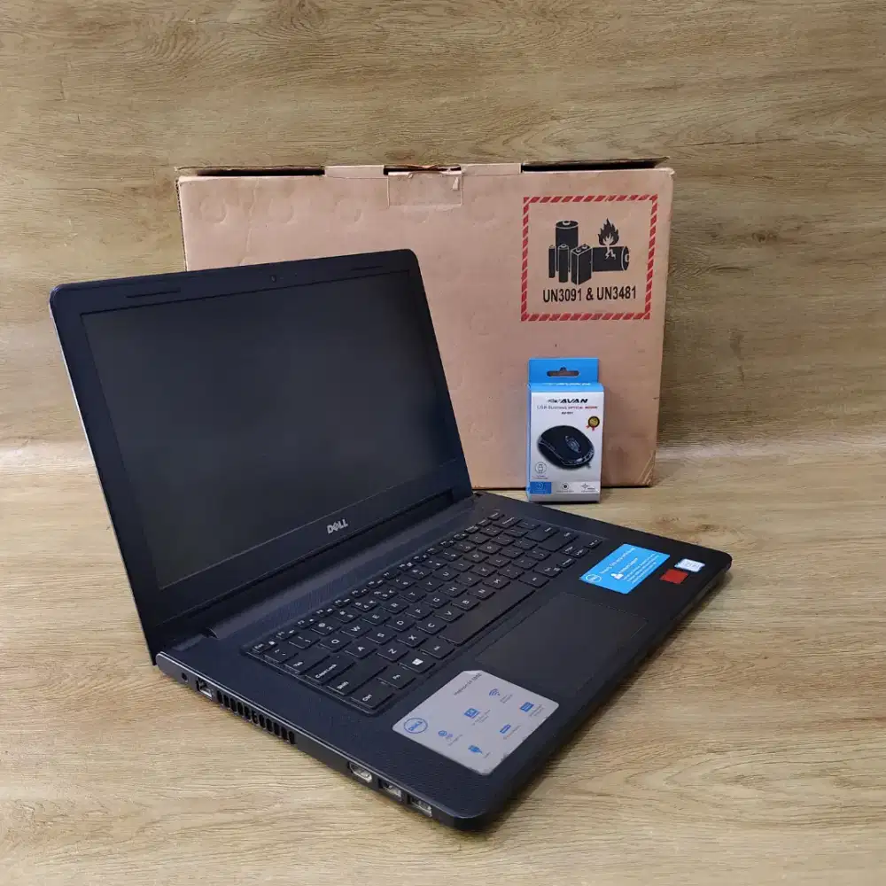 Laptop Gaming Dell Slim Core i5 Gen 8 Ram 16GB Dual VGA bonus Mouse Ba