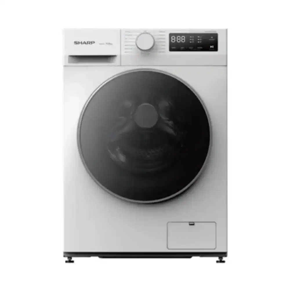 Sharp 7 Kg Mesin Cuci Front Loading Es-fl1270mwx