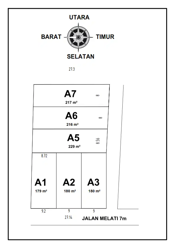 JUAL TANAH KAVLING PEKARANGAN 200M RINGROAD UTARA