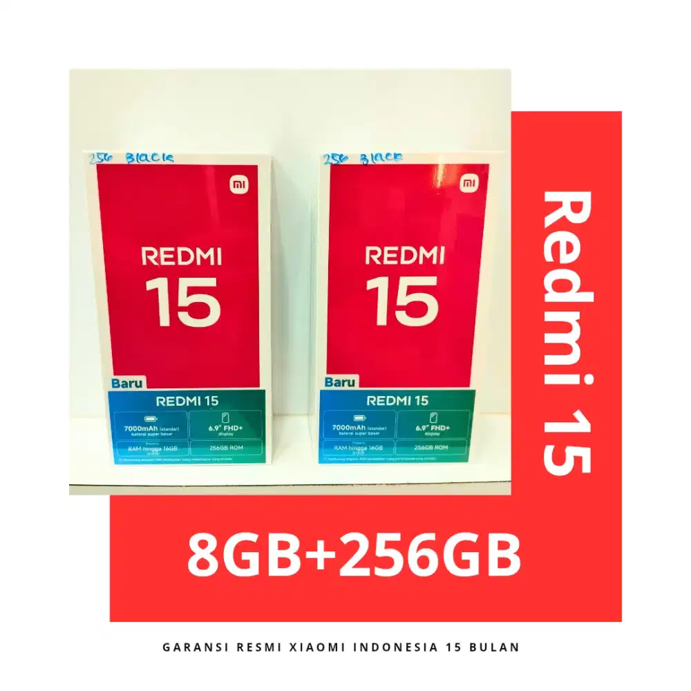 Redmi 15 Garansi Resmi Indonesia 15 Bulan