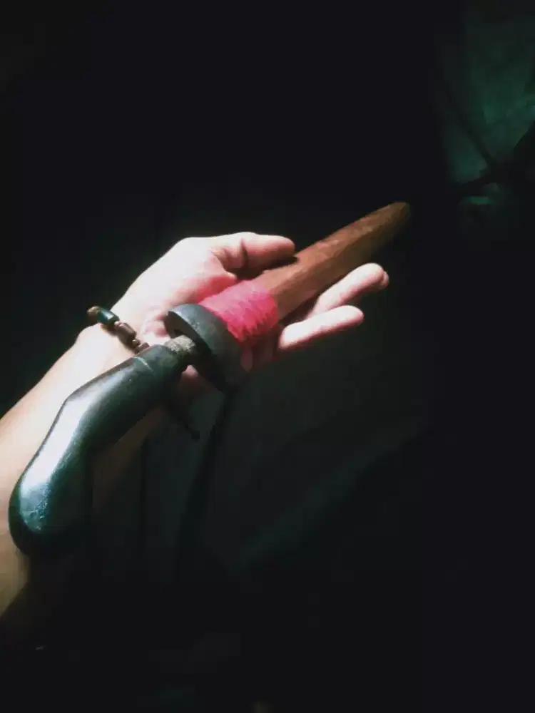 Jual tombak ronpring tua sepuh antik