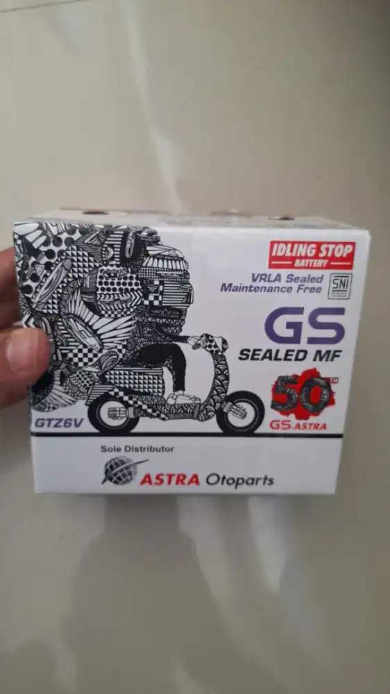 Baterai 5 ampere GS Baru