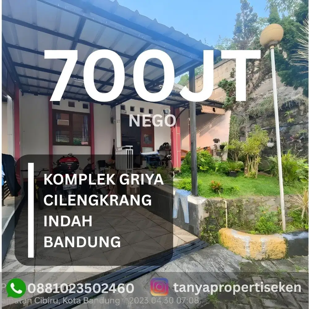 RUMAH MINIMALIS MURAH DALAM KOMPLEK DI CILENGKRANG INDAH BANDUNG