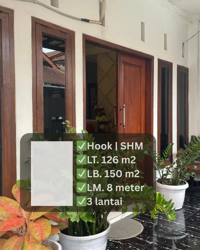 RUMAH MINIMALIS SIAP HUNI DAN TERAWAT LOKASI STRATEGIS DI AREA JALAN SRIWIJAYA BANDUNG