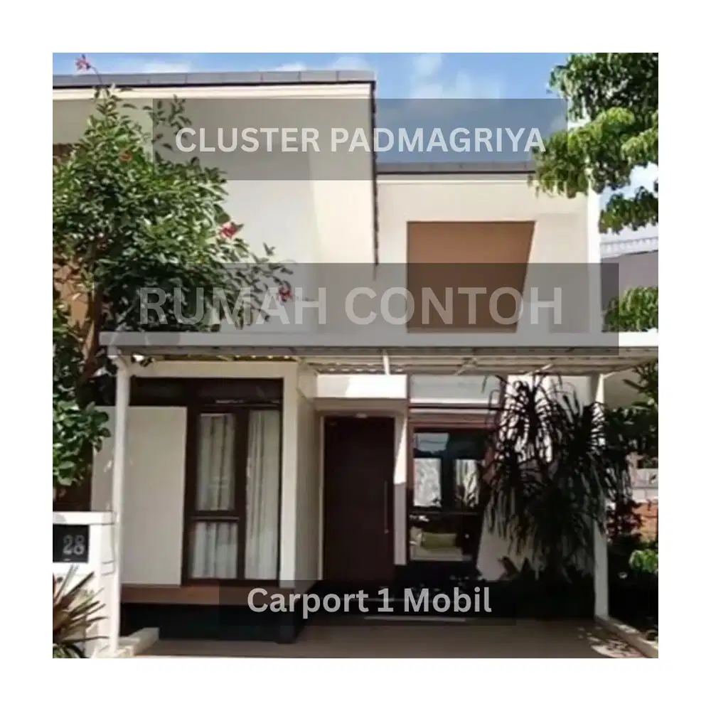 RUMAH BARU SIAP HUNI LOKASI STRATEGIS DI KLASTER PADMAGRIYA PODOMORO PARK BANDUNG