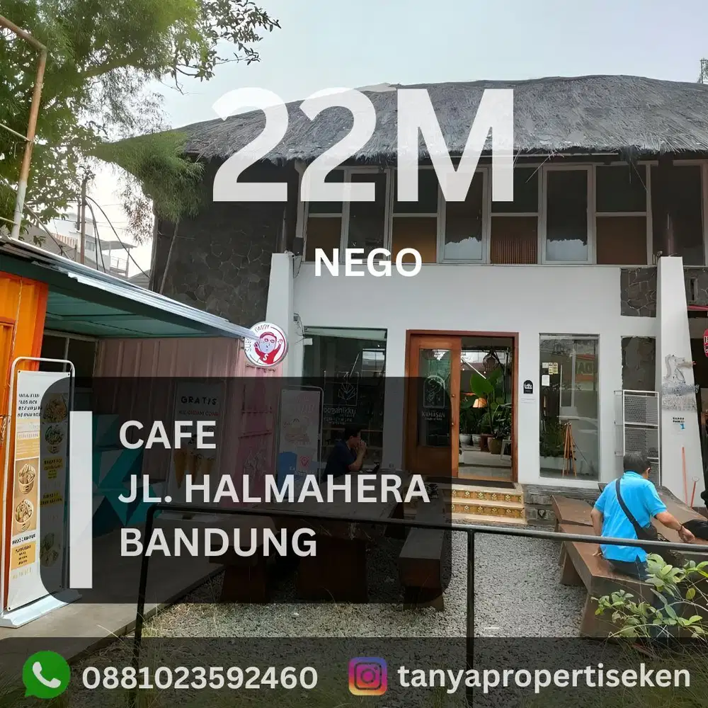 JUAL CEPAT CAFE AKTIF SUPER STRATEGIS DI SAYAP RIAU DEKAT GOR SAPARUA BANDUNG