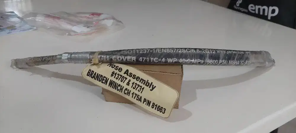 Hydraulic Hose Assy Parker 5800Psi