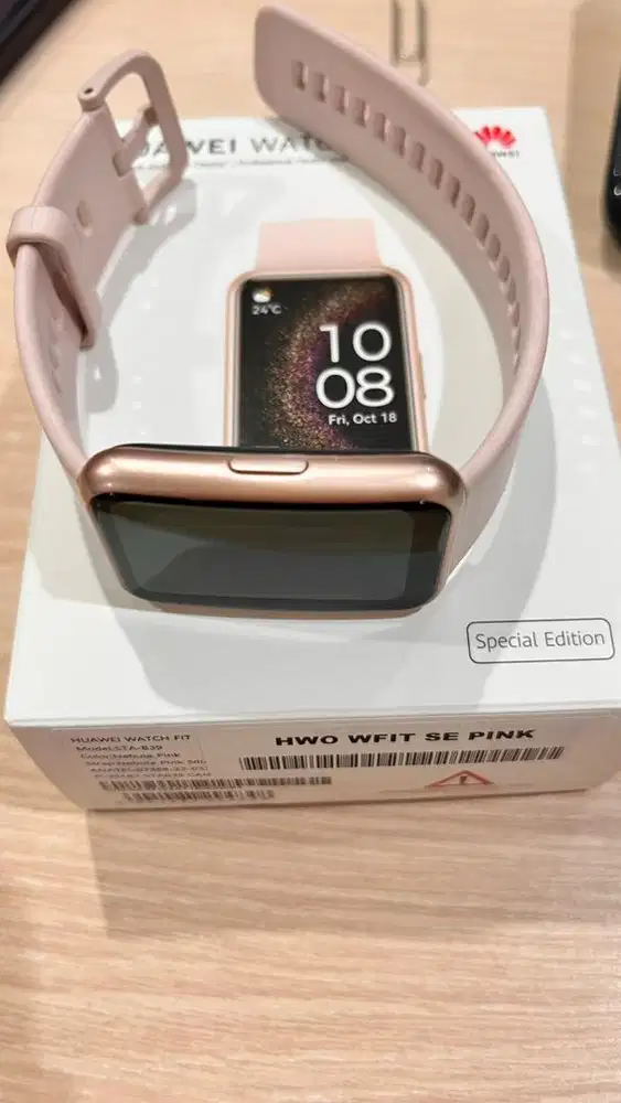 Huawei Watch Fit SE Pink Mulus + Box