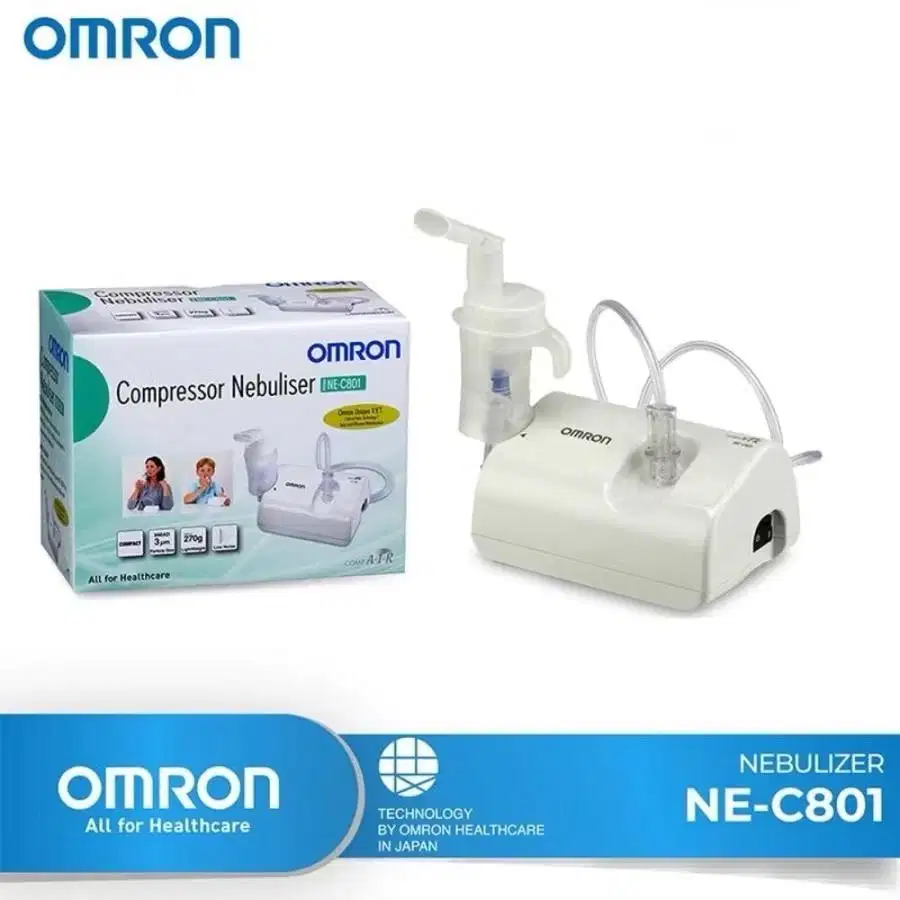 Alat bantu pernapasan/alat uap sesak napas/ nebulizer omron nec 801