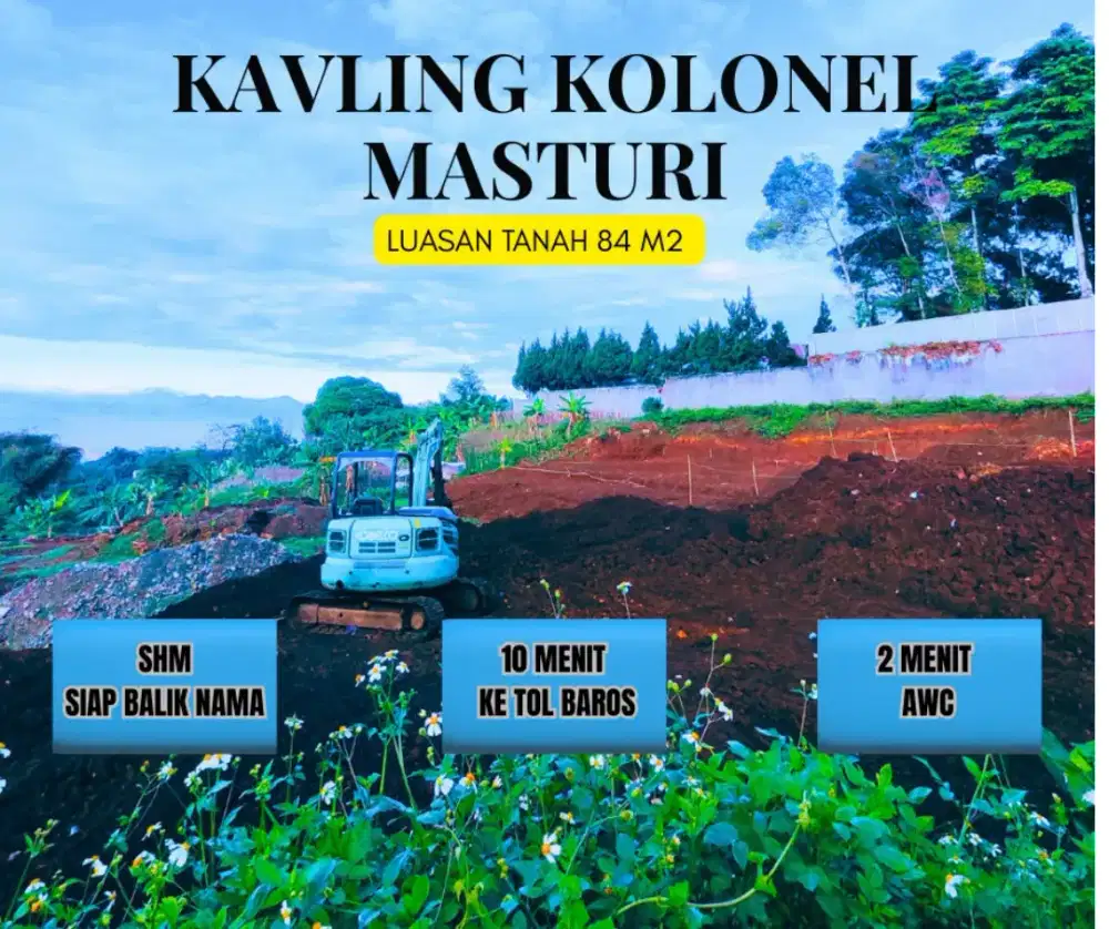 Dijual Cepat Tanah Cimahi nyaman dan asri